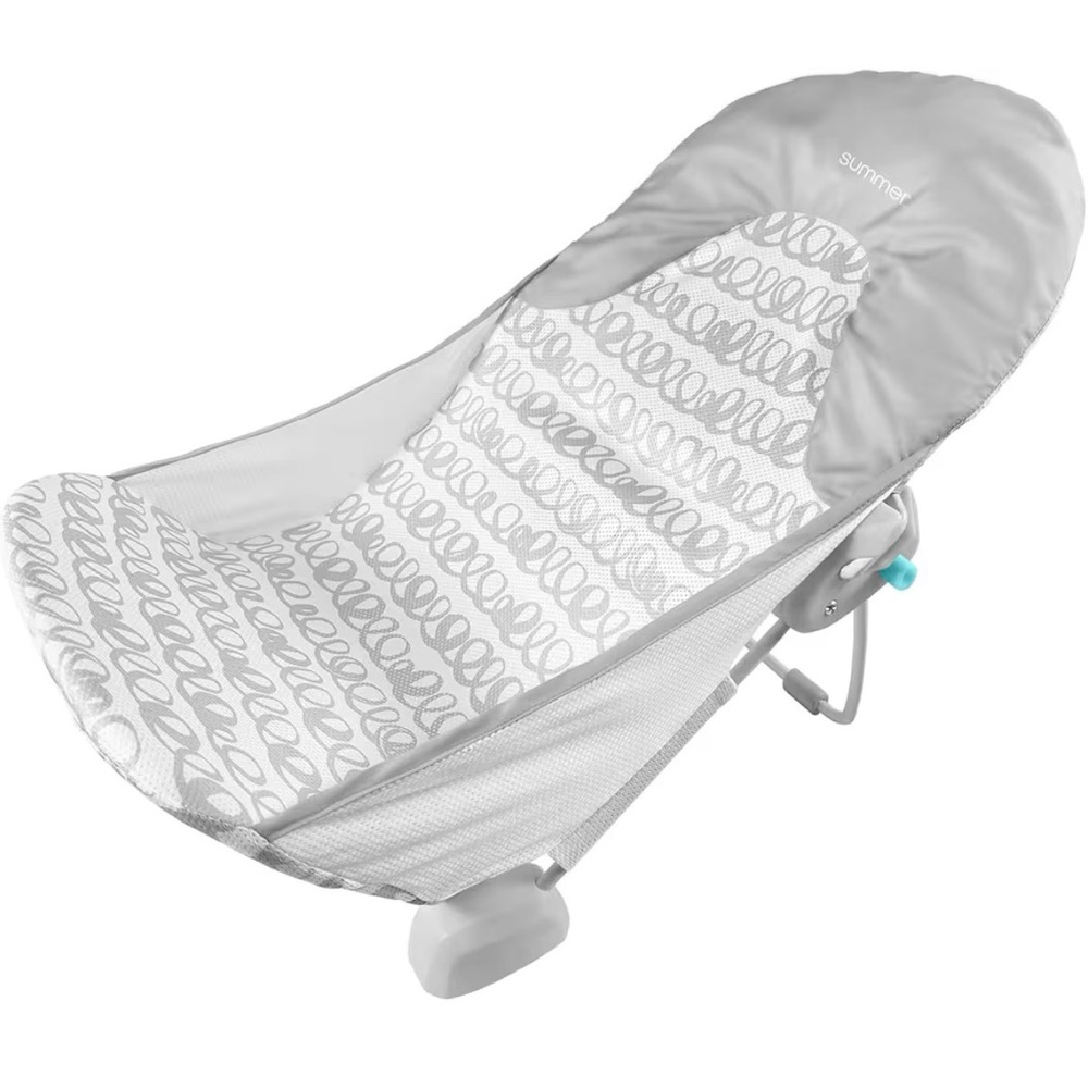 Gray Baby Bath Seat for Sink/Bathtub